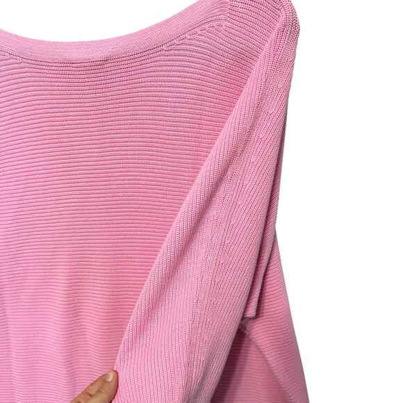Talbots Dolman Sleeve Knit Sweater NWT Womens Sz 2X Orchid Pink Soft Girl Barbie - Picture 4 of 5